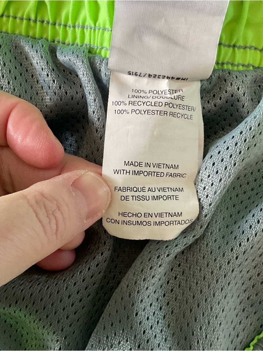 Nike Basketball Shorts Gray Spellout Lined Mens 3XLT Tall Active Sports Workout - Picture 7 of 8